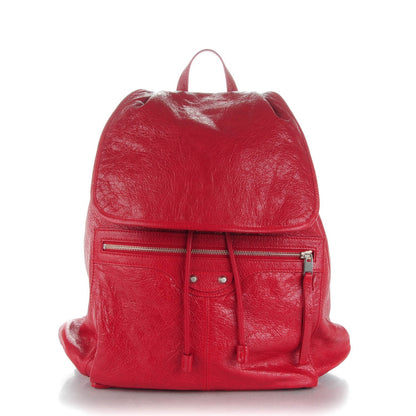Balenciaga Agneau Classic Hardware S Traveler Backpack Rouge Grenade 1 of 7
