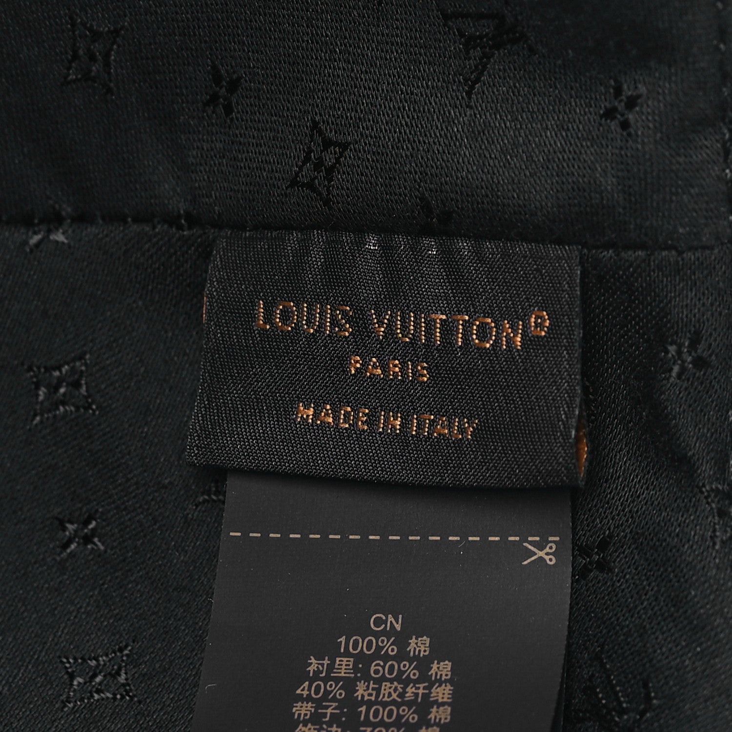 Louis Vuitton Monogram Cap Black 7 of 7