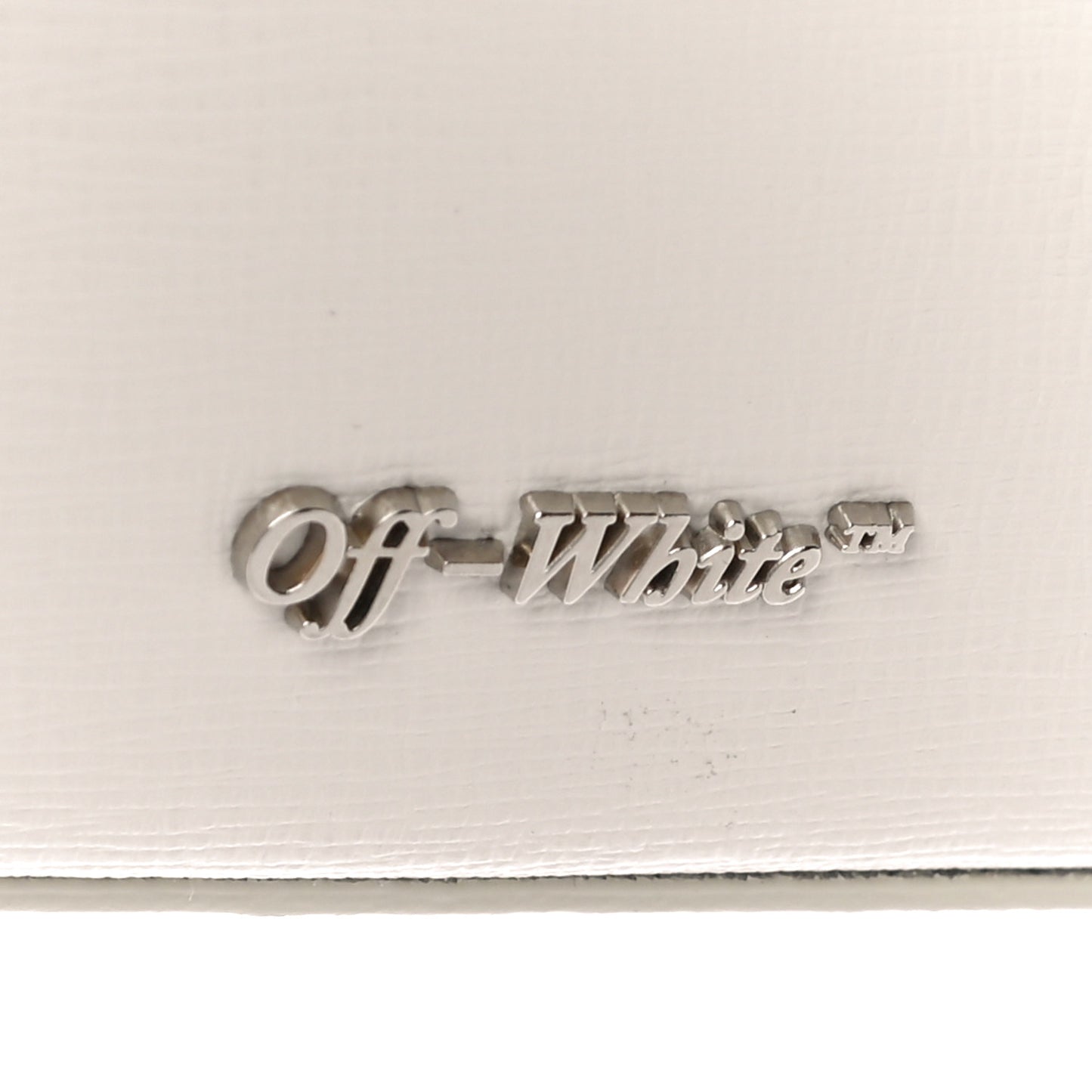 Saffiano Striped Diag Binder Flap Bag White Black
