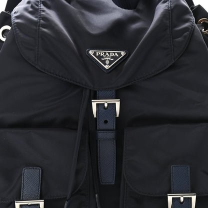 Prada Tessuto Nylon Saffiano Medium Backpack Baltico 7 of 10