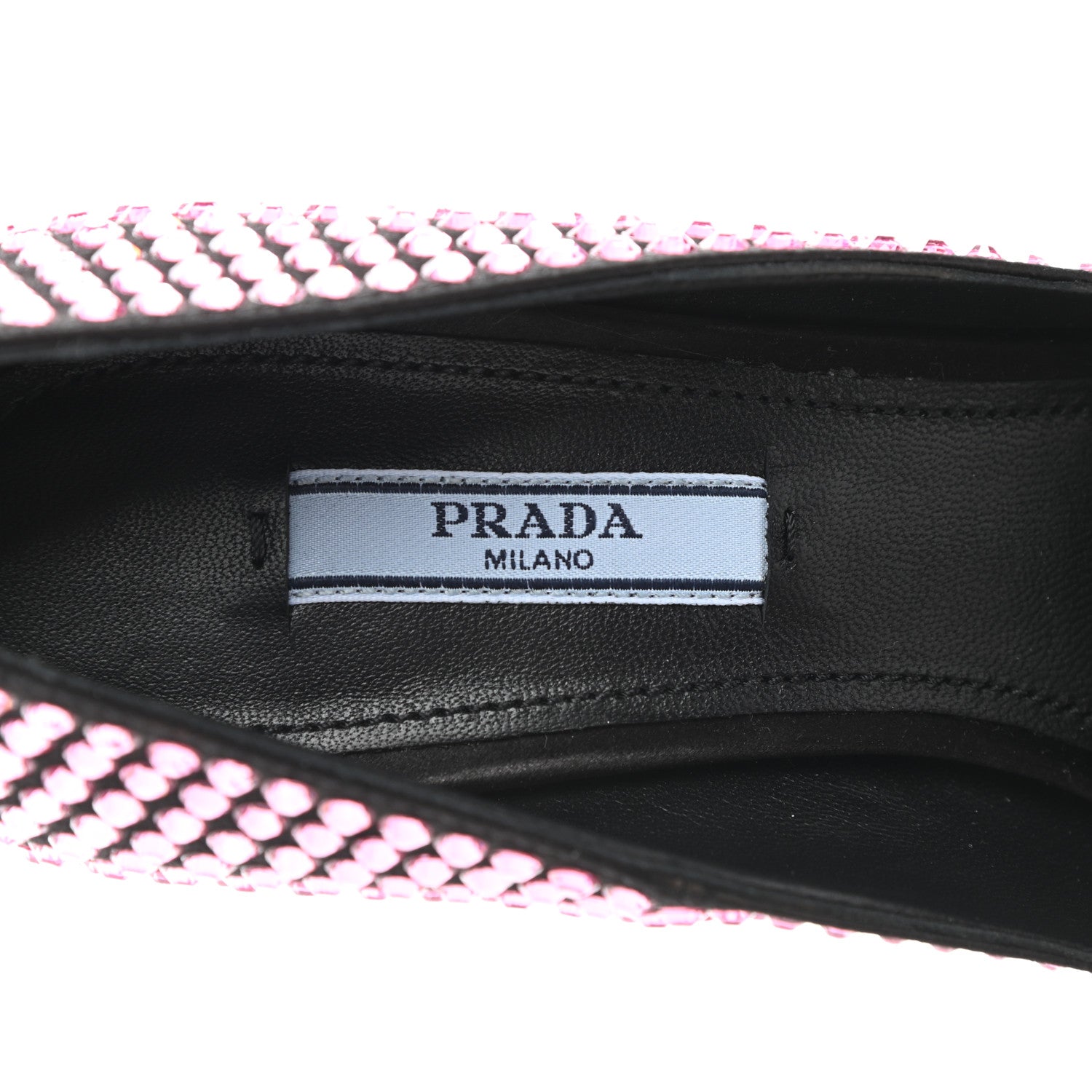 Prada Satin Crystal 105mm Pumps 36 Rosa 6 of 9