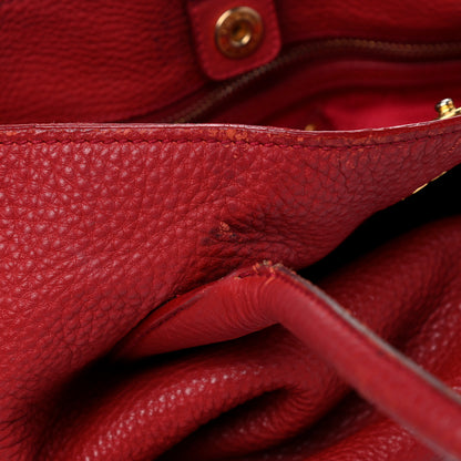 Prada Vitello Daino Tote Rosso 24 of 41