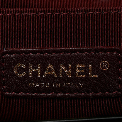 Chanel Caviar Suede Calfskin Chevron Medium Boy Flap Black 6 of 10