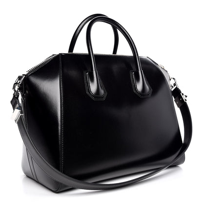Givenchy Shiny Lord Calfskin Medium Antigona Black 1 of 10