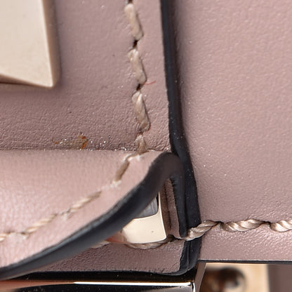 Valentino Garavani Vitello Medium Glam Lock Rockstud Flap Poudre 10 of 16