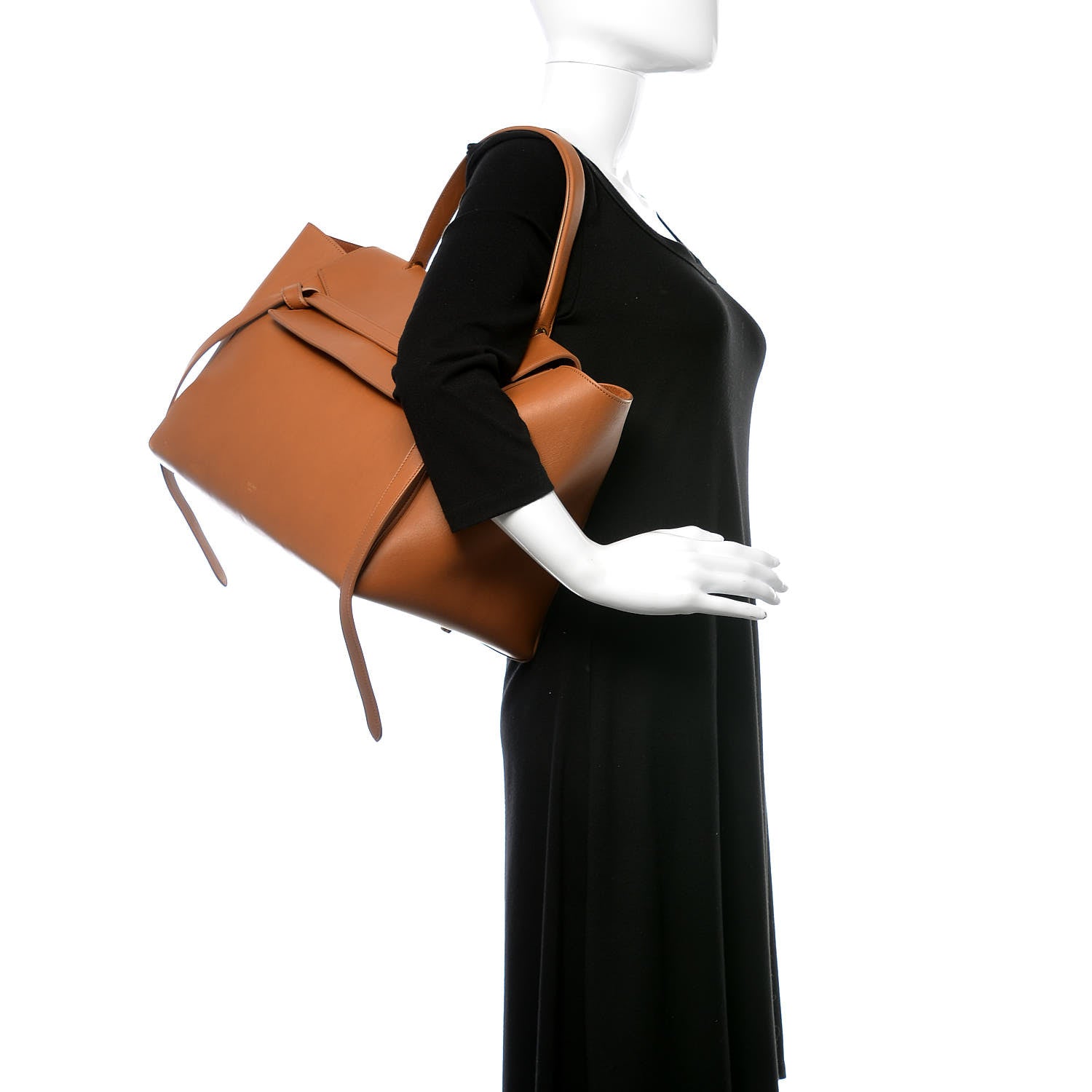 Celine Natural Calfskin Large Belt Bag Tan 2 of 9