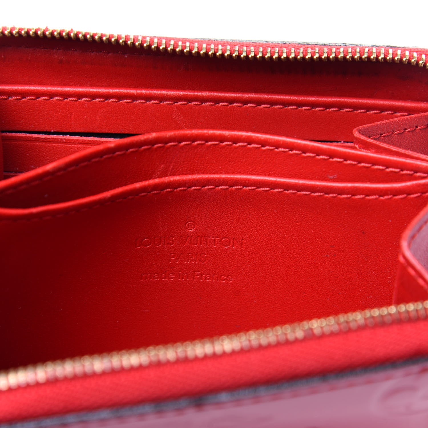 Louis Vuitton Vernis Zippy Coin Purse Cherry 8 of 9