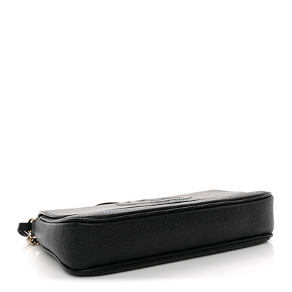 Gucci Pebbled Calfskin Medium Soho Flap Crossbody Black 4 of 12