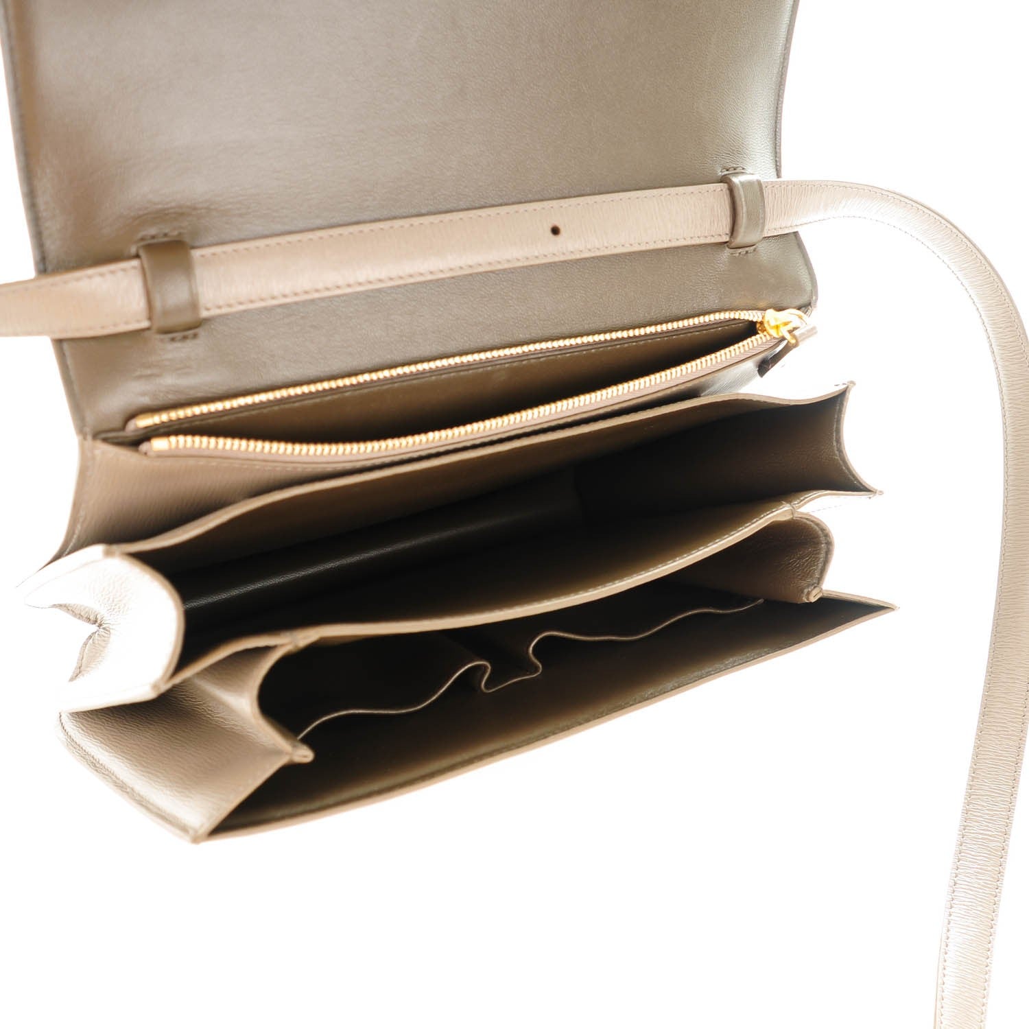 Celine Liege Calfskin Medium Classic Box Flap Bag Souris 6 of 9