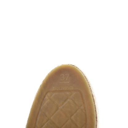 Chanel Lambskin CC Espadrilles 37 Nude 7 of 11