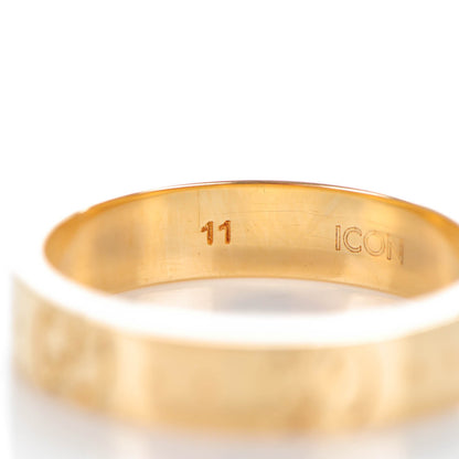 Gucci 18K Yellow Gold 4mm Icon Thin Band Ring 51 5.75 5 of 6