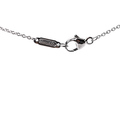 Tiffany Platinum Diamond Pink Sapphire Jazz Graduated Drop Pendant Necklace 5 of 5