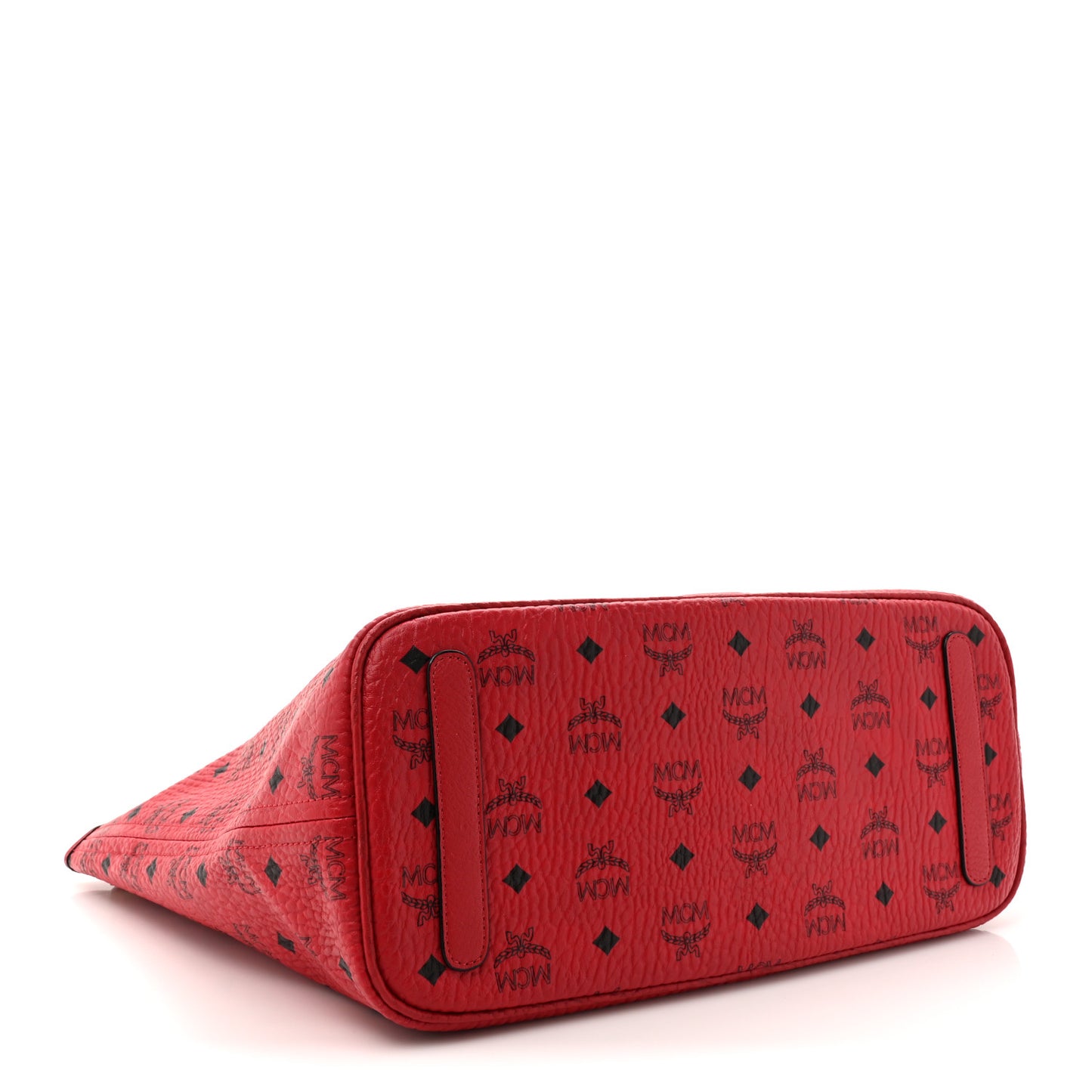 Visetos Medium Liz Reversible Shopper Tote Ruby Red