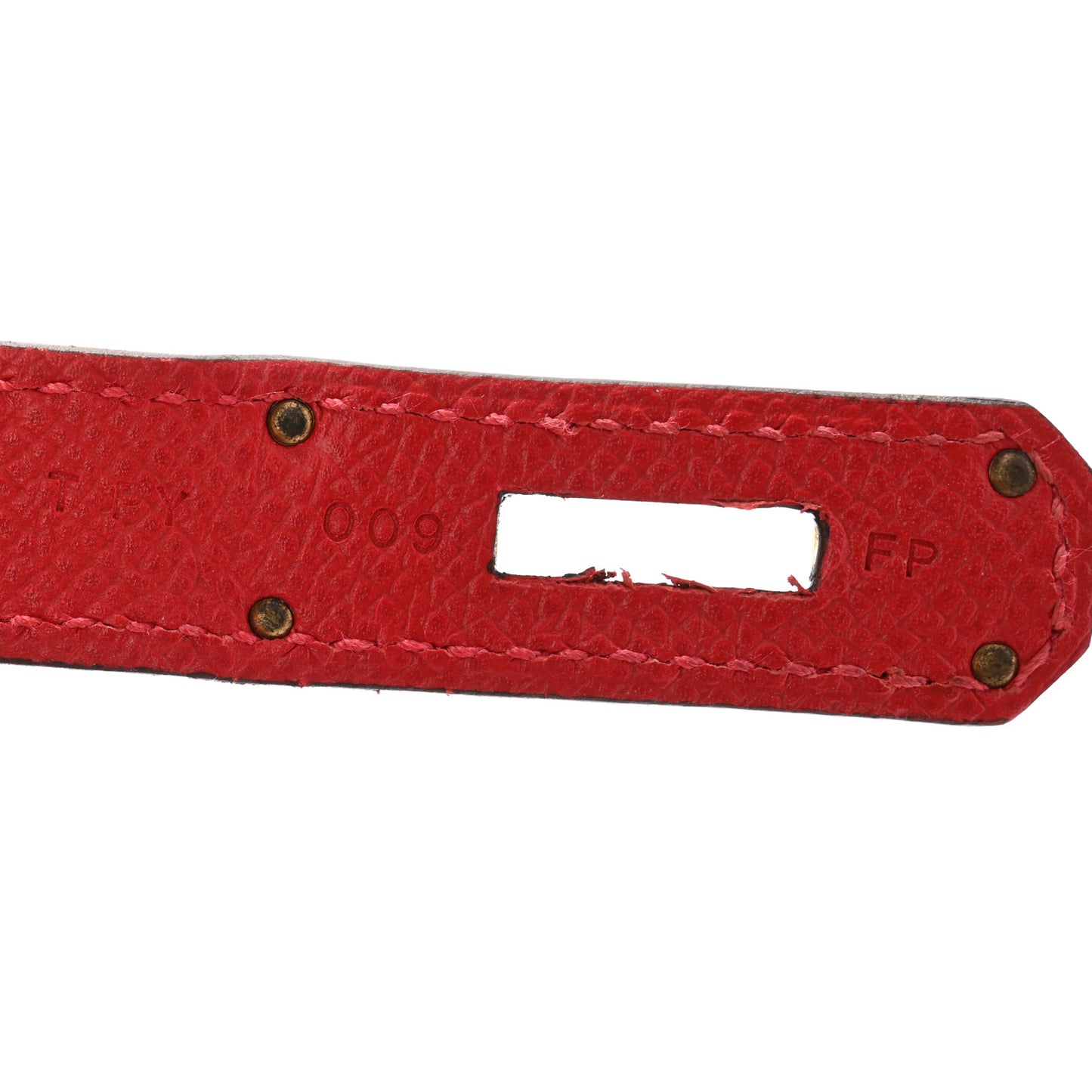 Epsom Birkin 35 Rouge Casaque