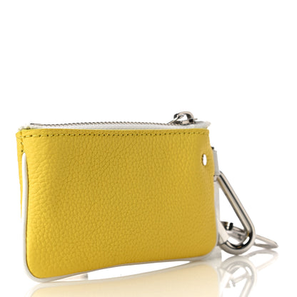 Louis Vuitton Calfskin Everyday LV Key Pouch Jaune 3 of 9