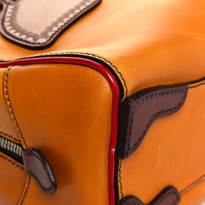 Prada Vitello Bowler Orange 7 of 19