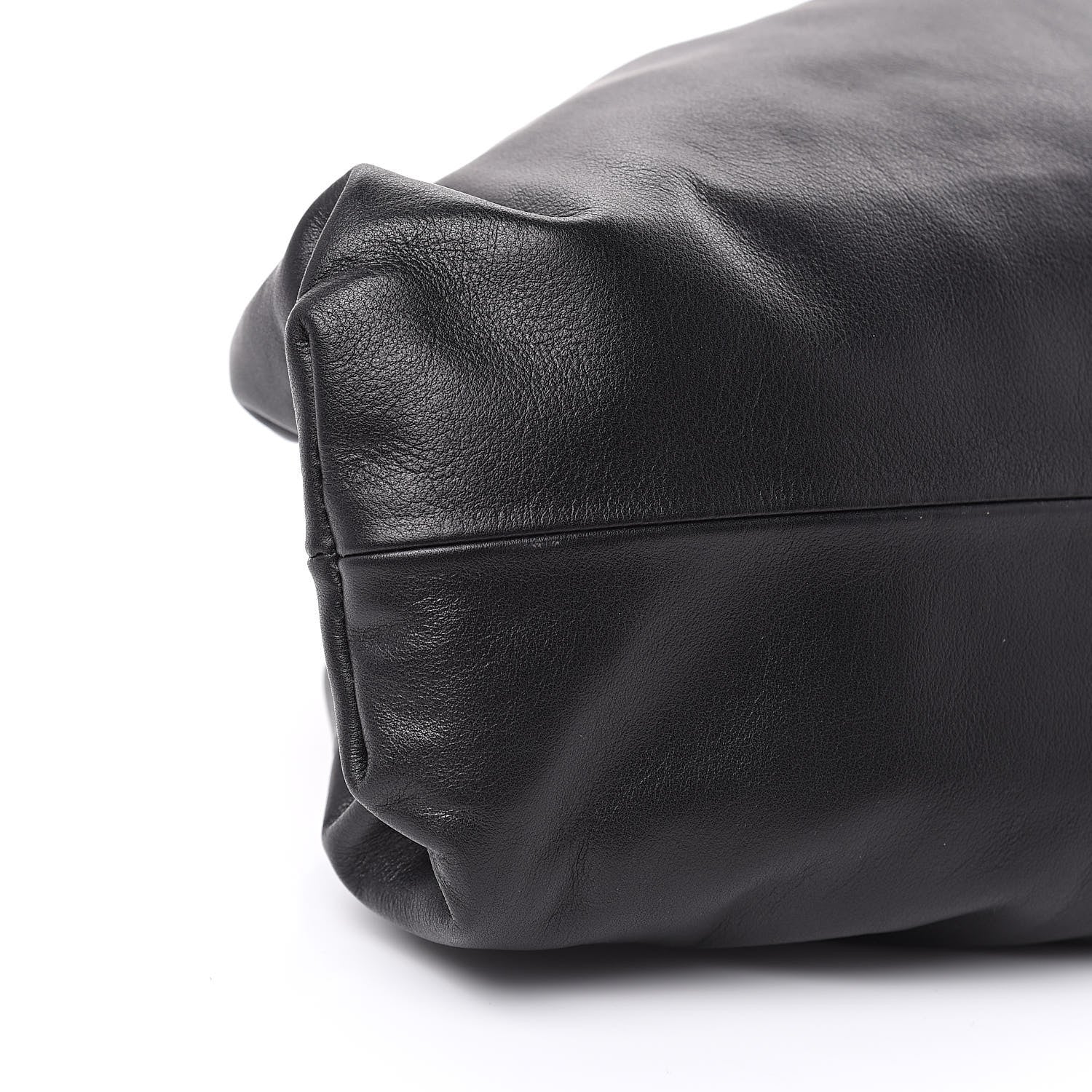 Bottega Veneta Smooth Butter Calf The Pouch Oversized Clutch Black 9 of 11