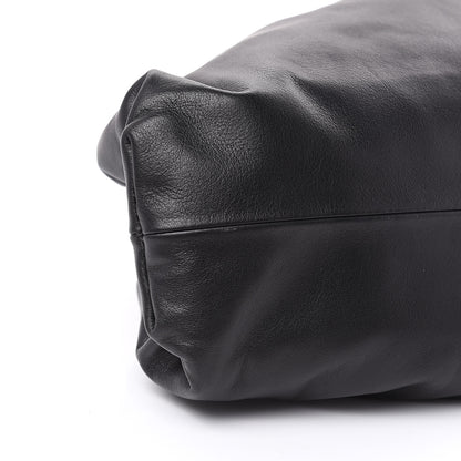 Bottega Veneta Smooth Butter Calf The Pouch Oversized Clutch Black 9 of 11