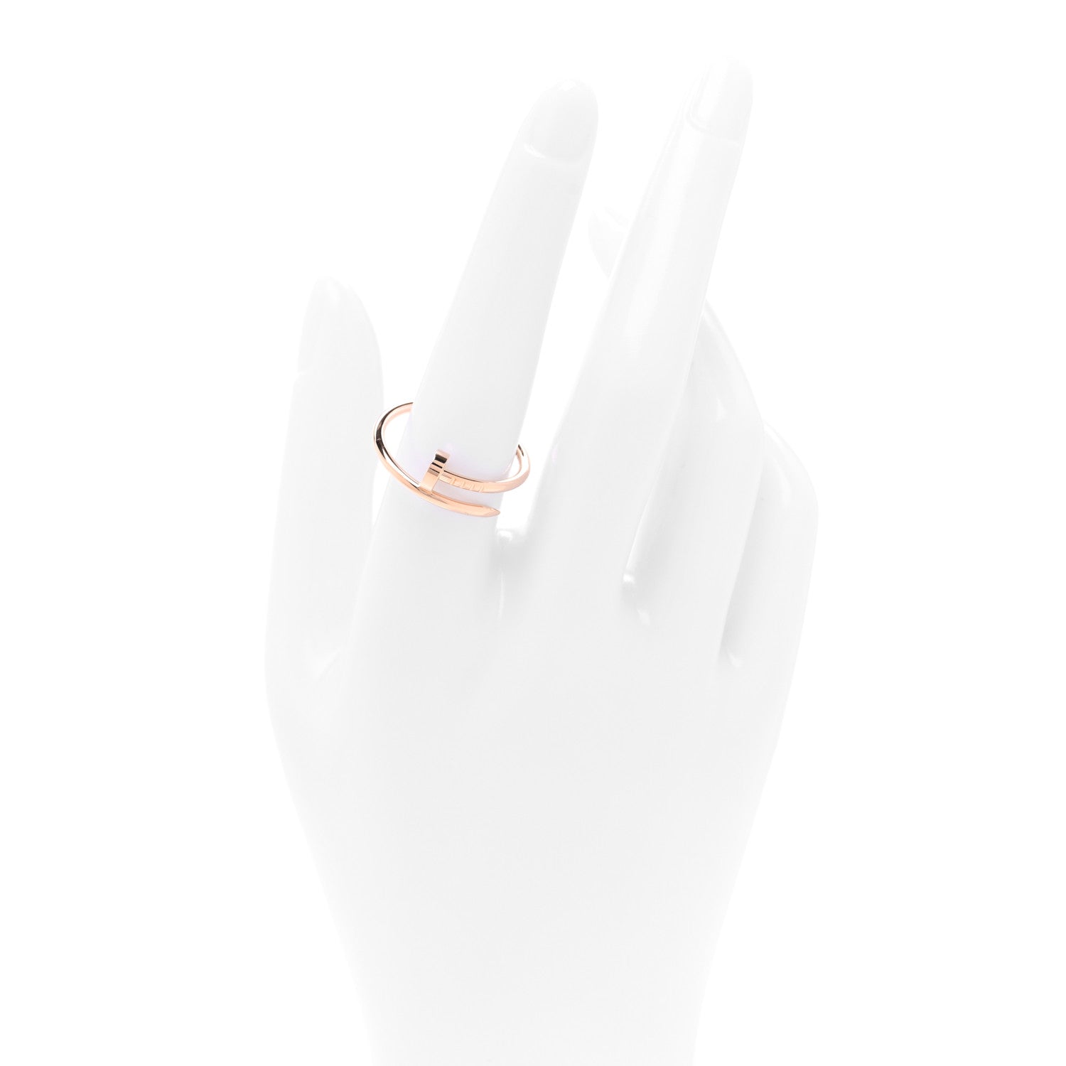 Cartier 18K Pink Gold Small Juste Un Clou Ring 59 8.75 2 of 6