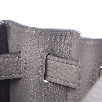 Hermes Taurillon Clemence Kelly Ado Backpack Etain 11 of 26