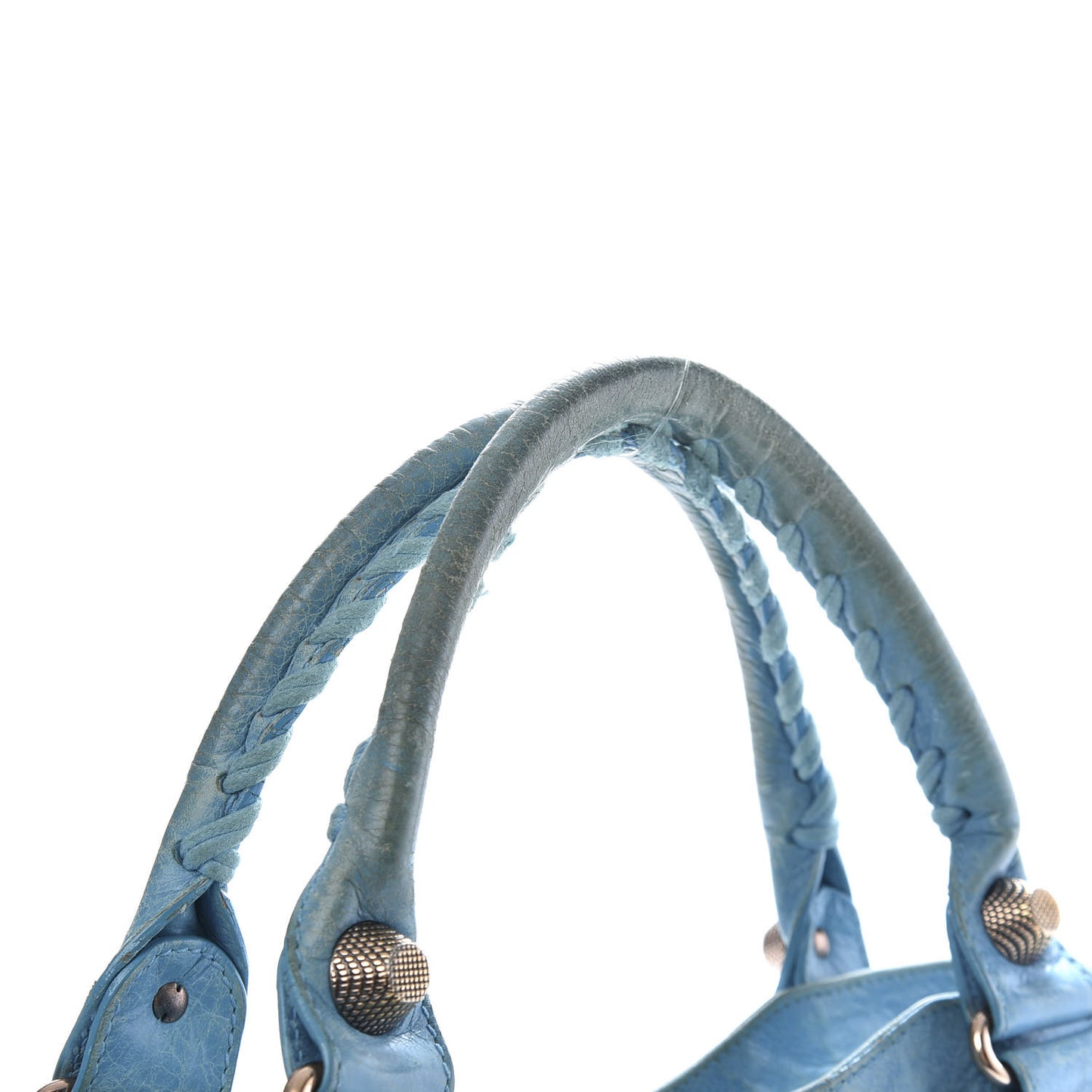 Agneau Giant 21 Silver Hardware City Bleu Paon