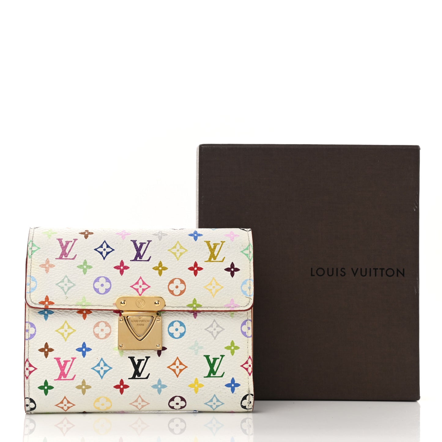 Monogram Multicolor Koala Wallet White