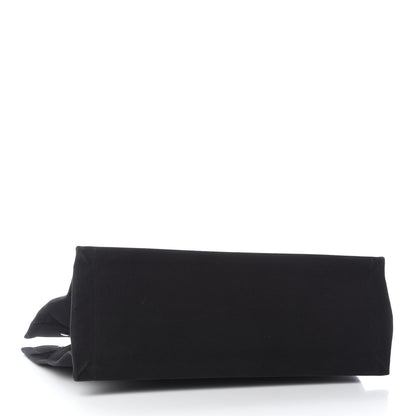 Saint Laurent Linen Calfskin Rive Gauche Tote Black 4 of 9