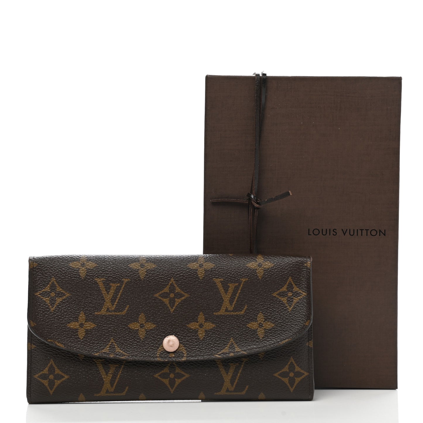 Monogram Emilie Wallet Rose Ballerine