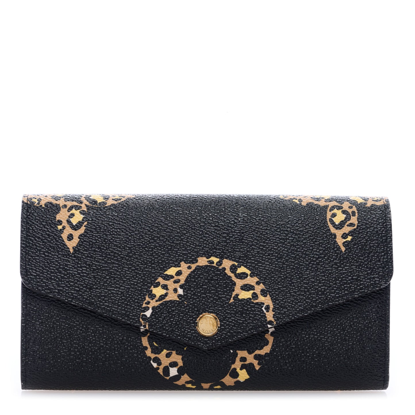 Monogram Giant Jungle Sarah Wallet Black