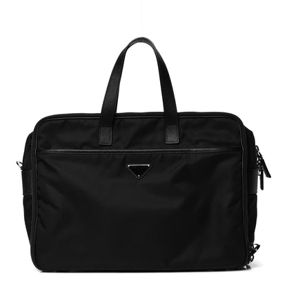 Prada Tessuto Nylon Saffiano Briefcase Black 1 of 4