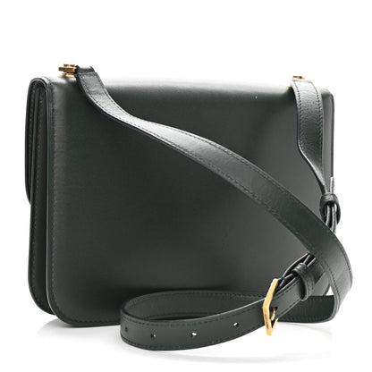 Saint Laurent Smooth Calfskin Carre Satchel Green 3 of 14