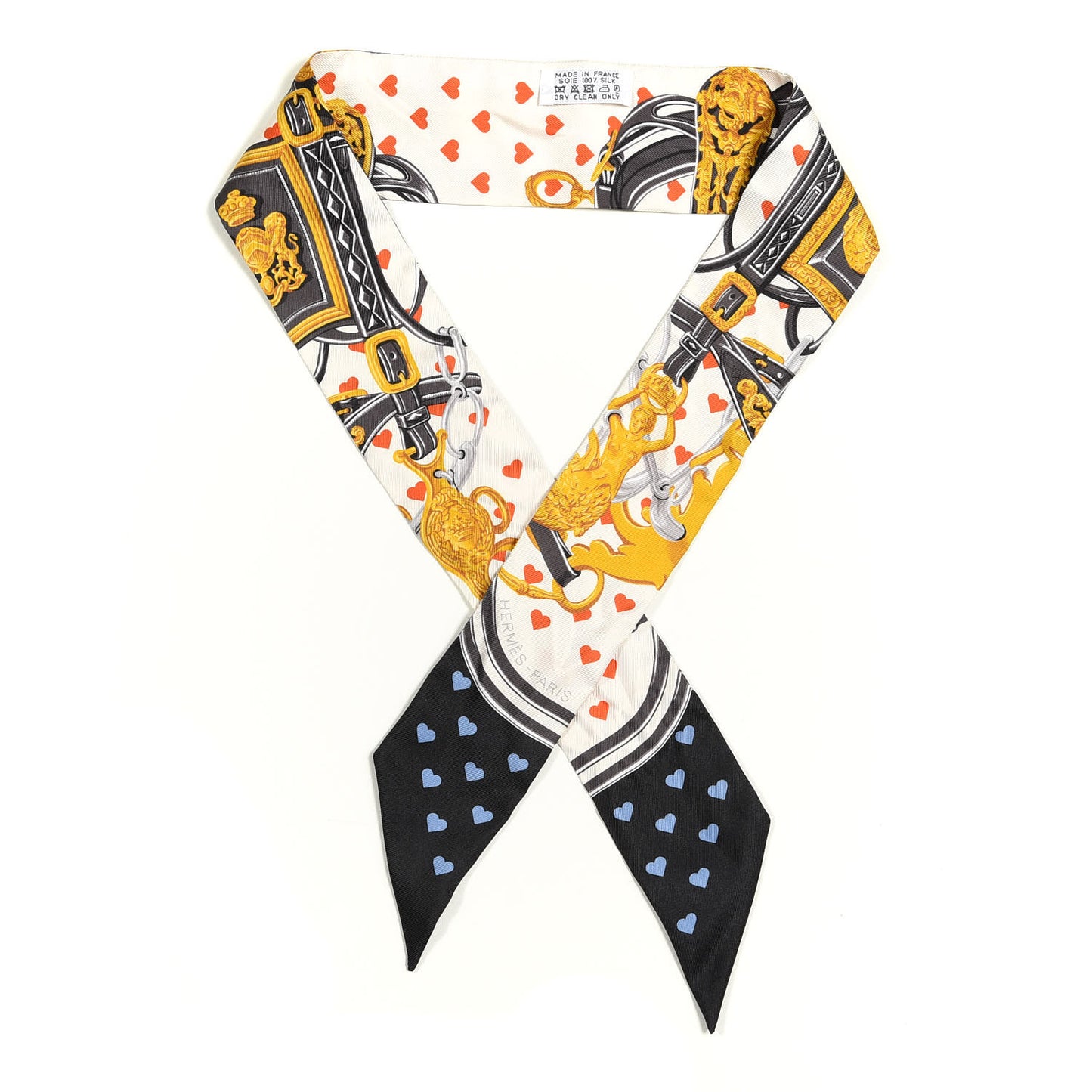 Silk Brides de Gala Love Twilly Creme Vieil Or Black