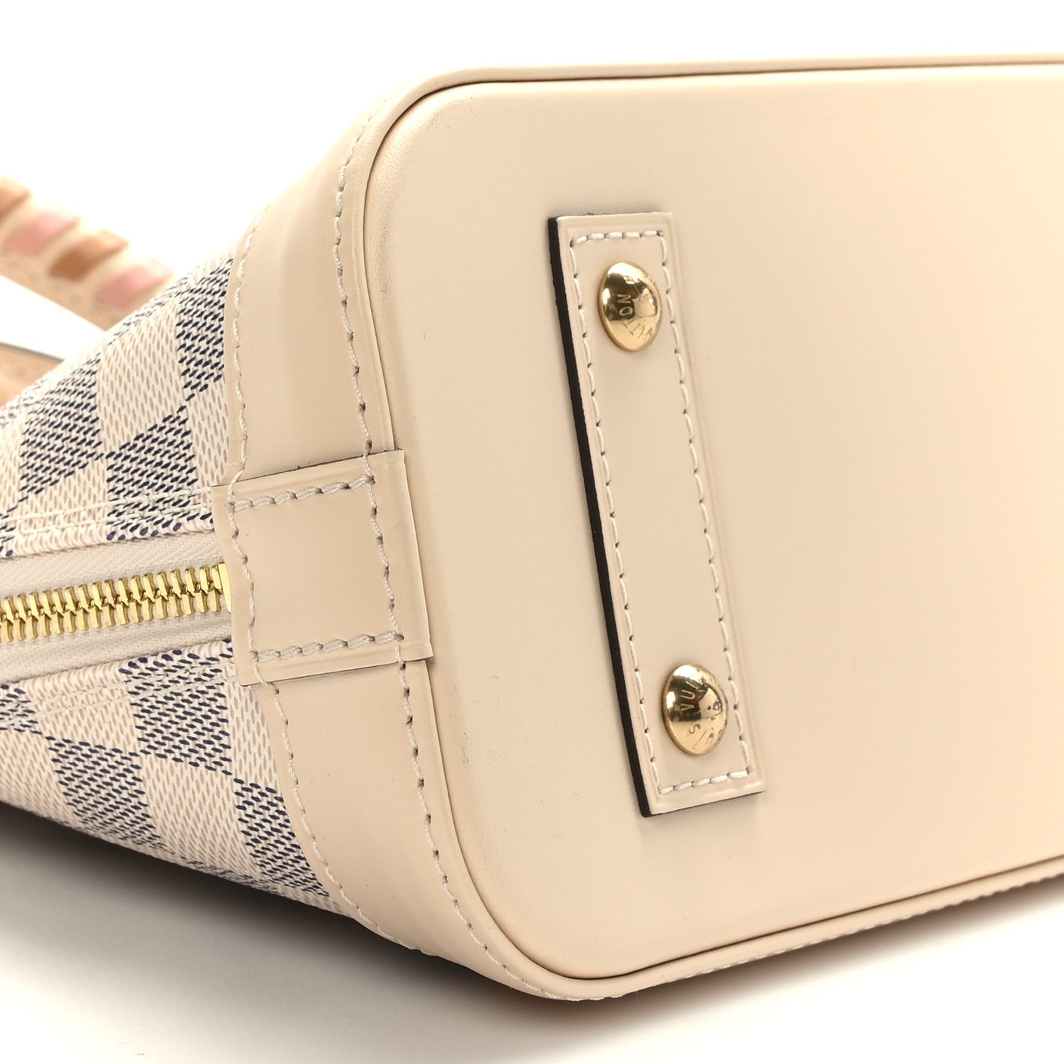 Louis Vuitton Damier Azur Braided Alma BB 7 of 8