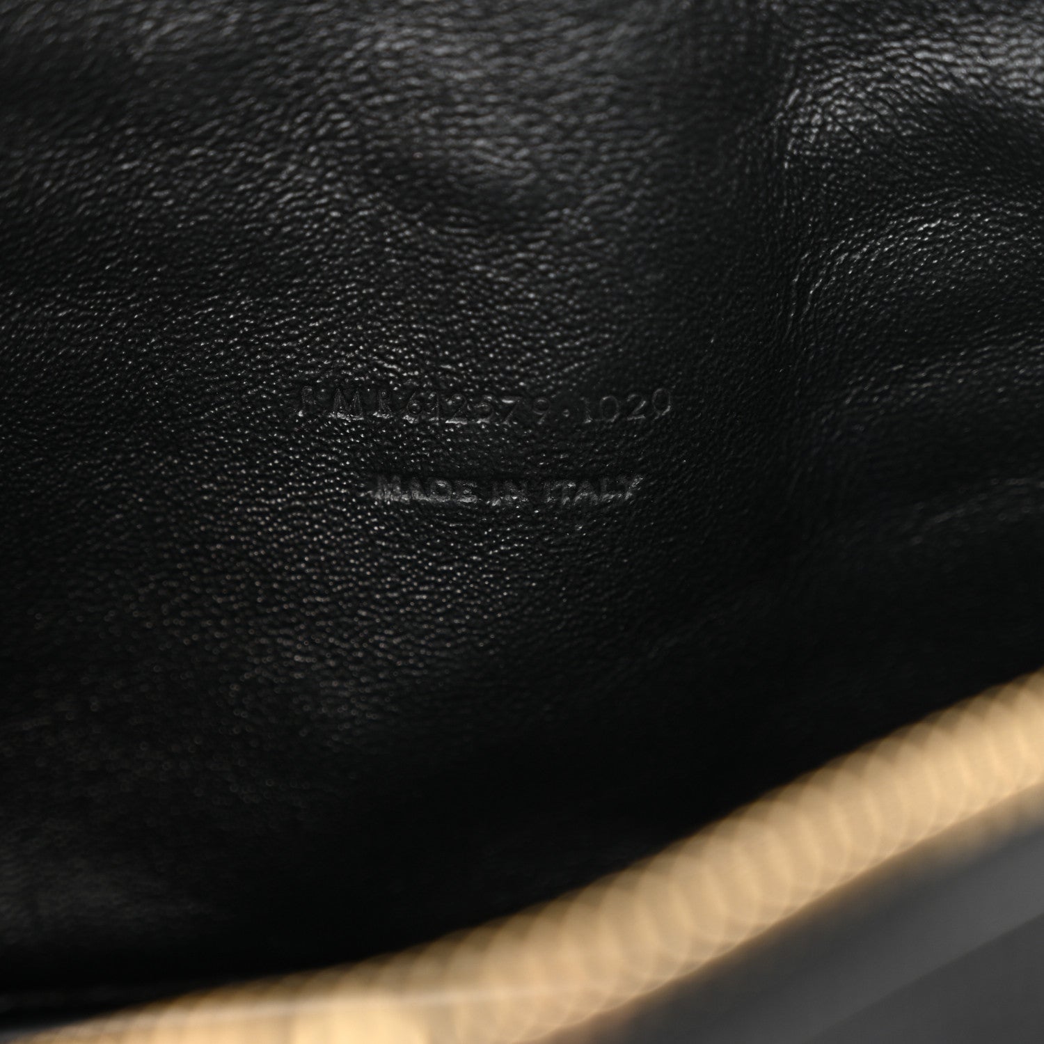 Saint Laurent Grain De Poudre Matelasse Monogram Mini Lou Camera Bag Black 7 of 11