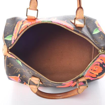 Louis Vuitton Monogram Roses Speedy 30 5 of 20