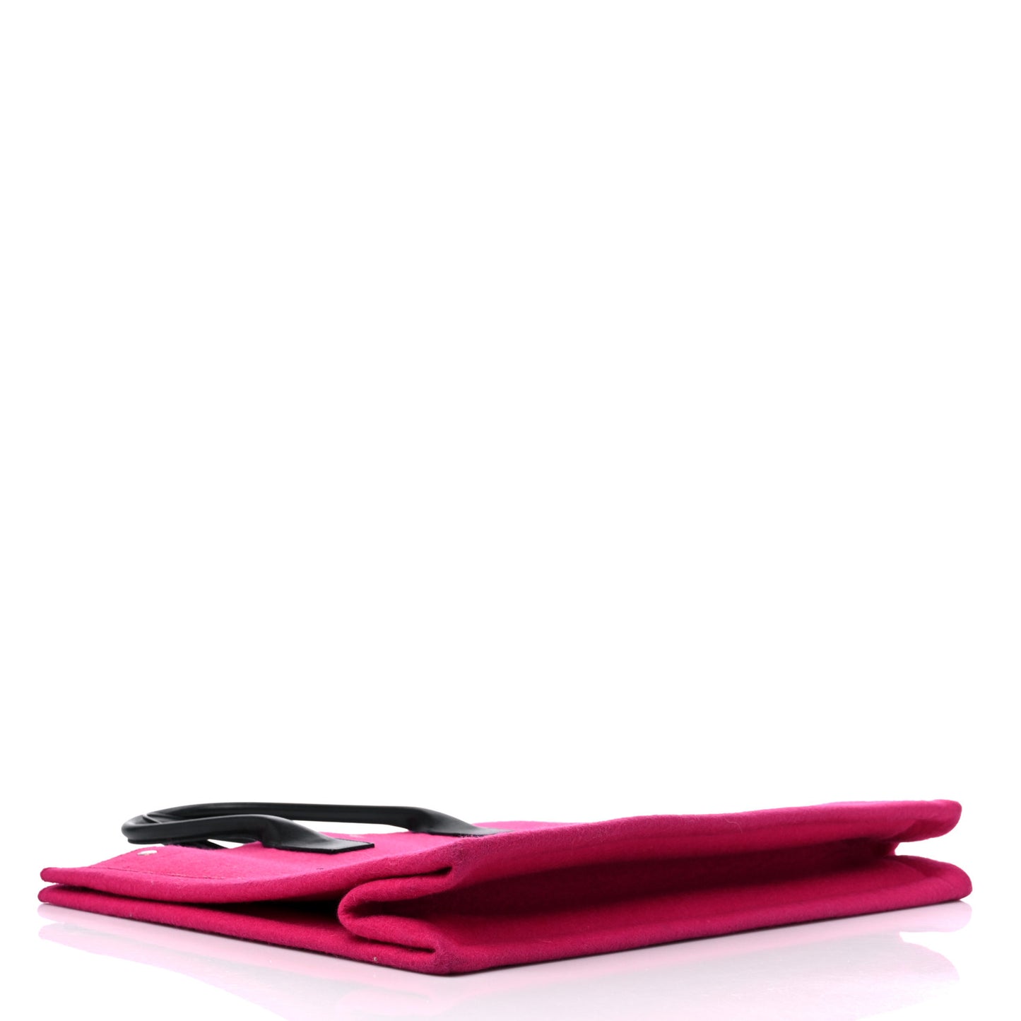 Wool Rive Gauche Tote Fuchsia