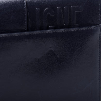 Christian Dior Shiny Crinkled Lambskin 30 Montaigne Flap Bag Indigo 13 of 20