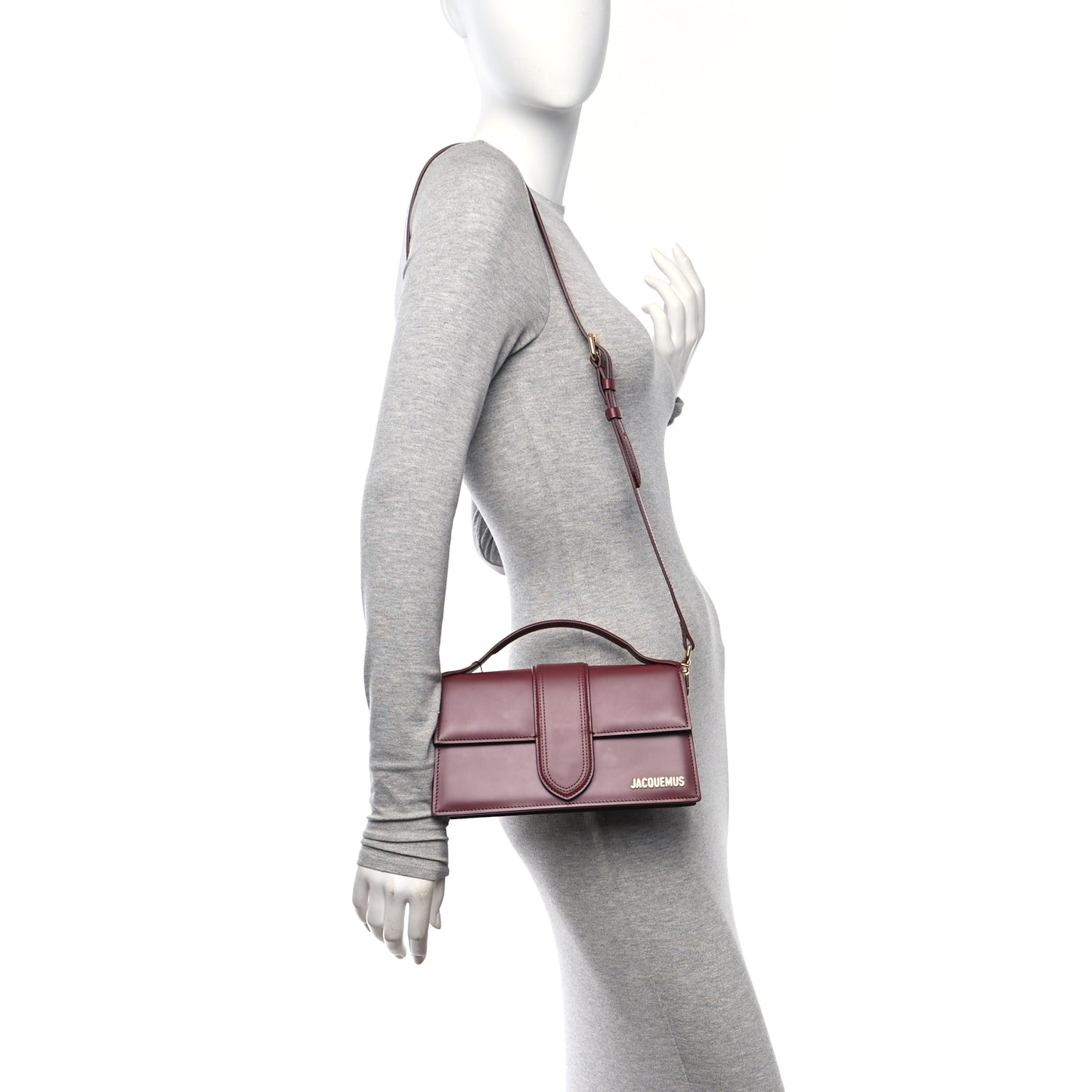 Smooth Calfskin Le Grand Bambino Dark Burgundy