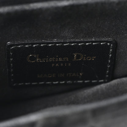 Christian Dior Velvet Crystal Mini Saddle Bag Black 6 of 10