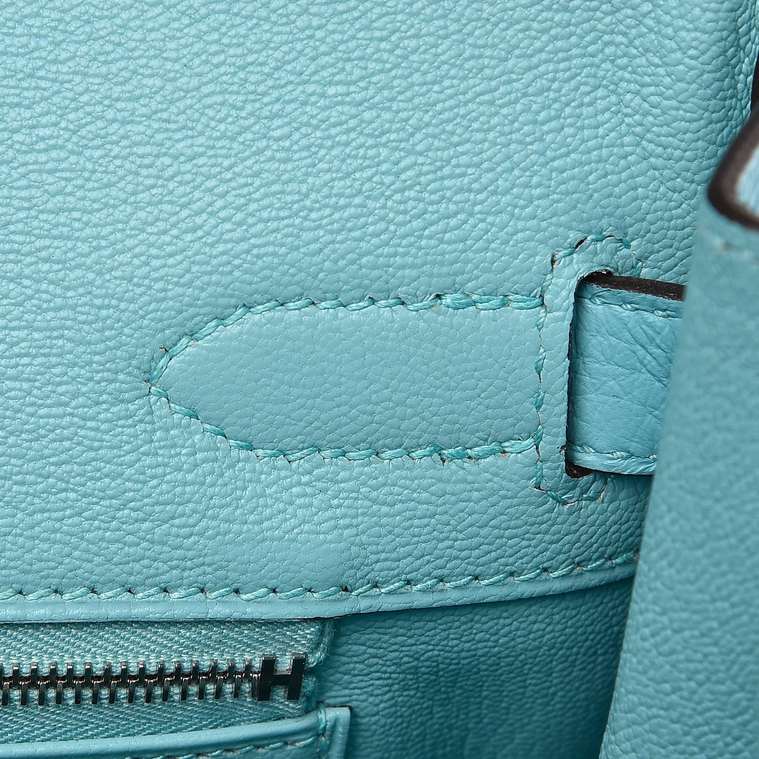 Hermes Taurillon Clemence Birkin 30 Bleu Atoll 19 of 34
