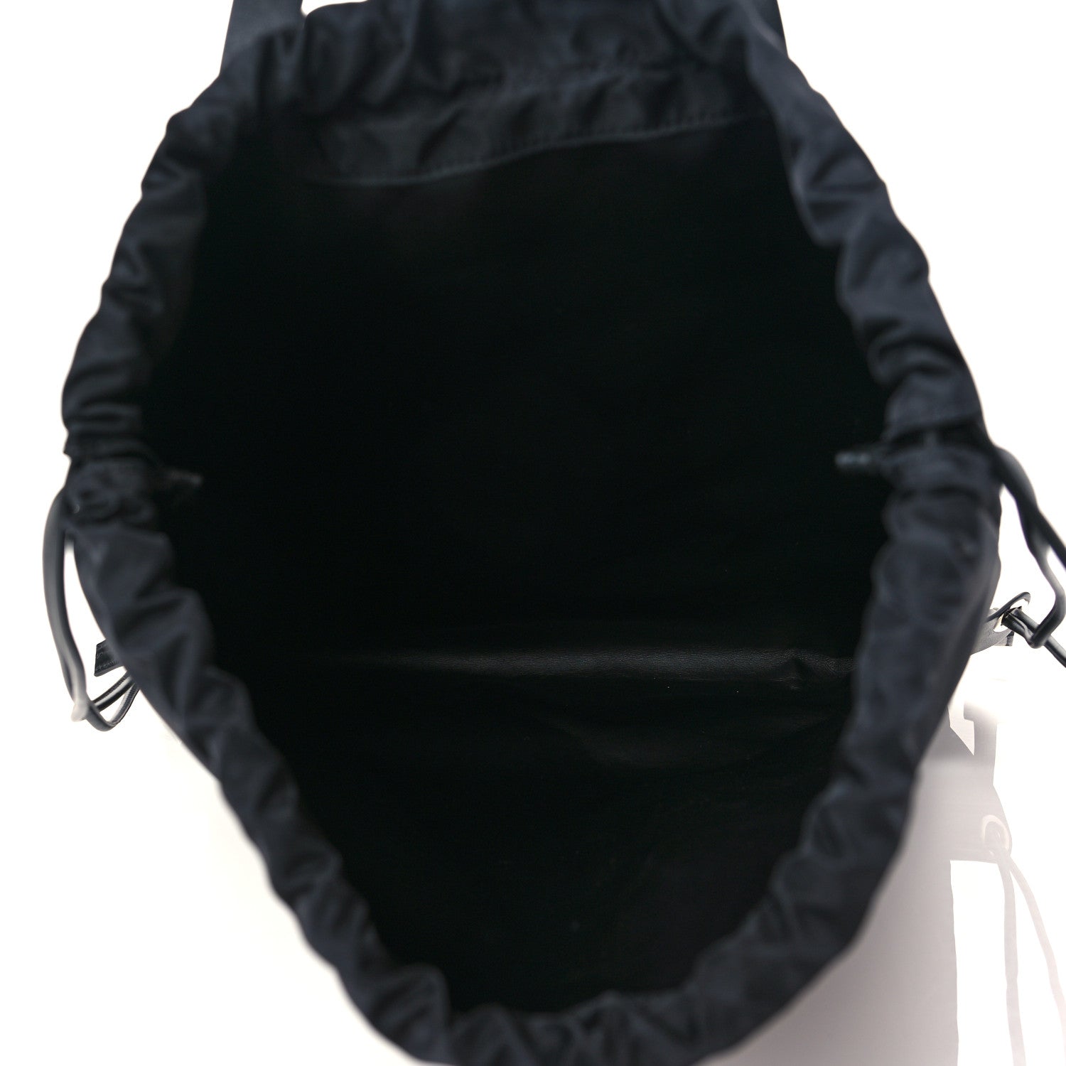 Valentino Garavani Nylon VLogo Drawstring Backpack Black 5 of 10