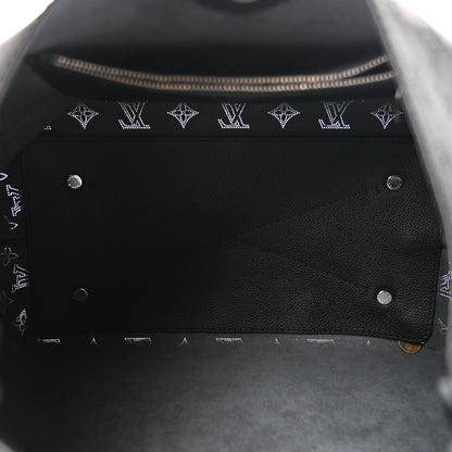 Louis Vuitton Mahina Carmel Hobo Black 5 of 9
