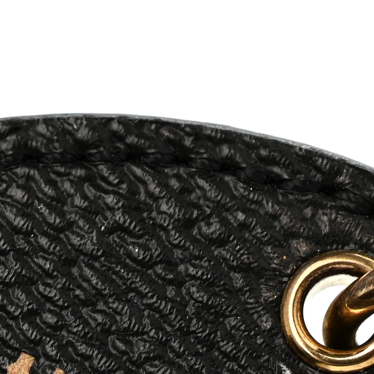 Monogram Giant Jungle Bag Charm Key Holder Black