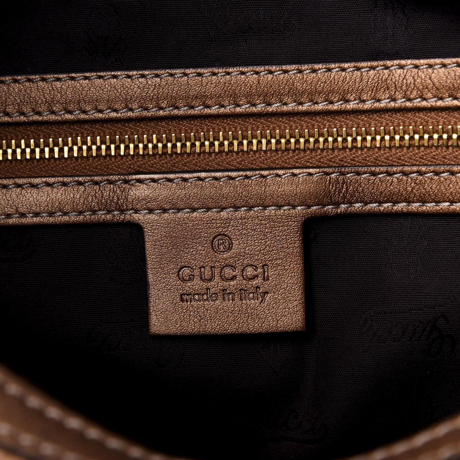Gucci Guccissima Medium GG Twins Hobo Bronze 7 of 8