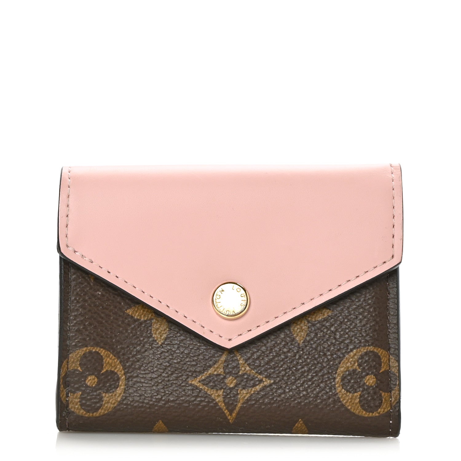 Louis Vuitton Monogram Zoe Wallet Rose Ballerine 1 of 8