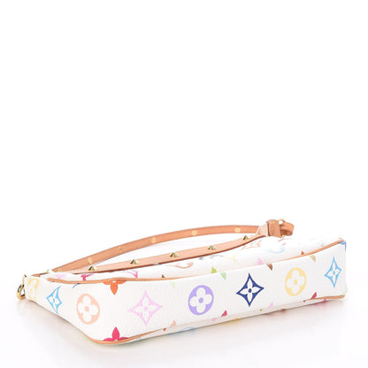 Louis Vuitton Monogram Multicolor Pochette Accessories White 4 of 7
