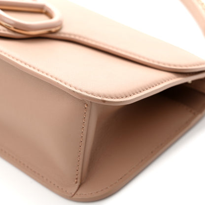 Valentino Garavani Calfskin Enamel Vlogo Loco Shoulder Bag Rose Cannelle 10 of 14