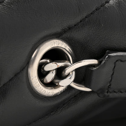 Saint Laurent Calfskin Y Quilted Monogram Medium Loulou Chain Satchel Black 25 of 25