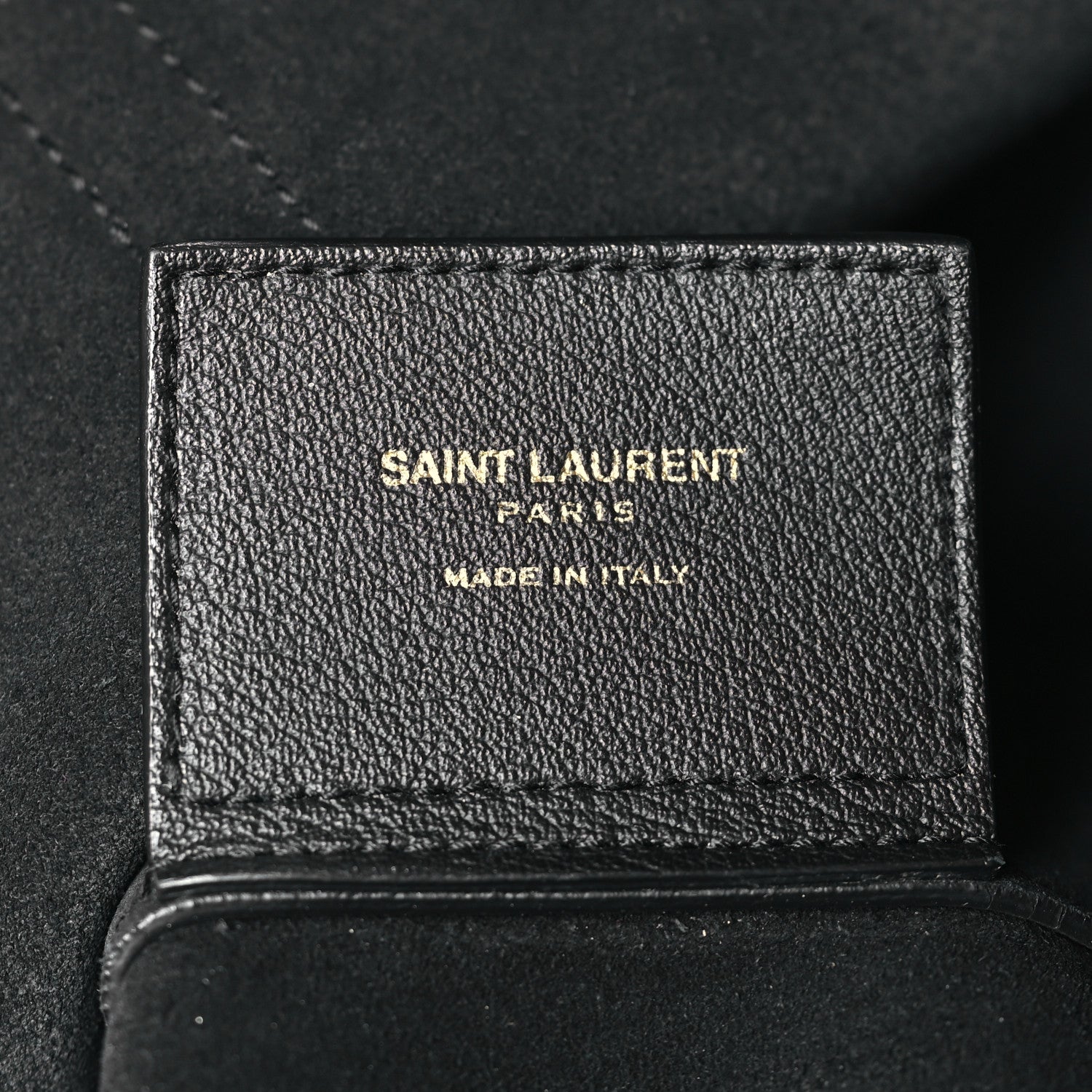 Saint Laurent Calfskin Large Shopping Tote Black 7 of 10