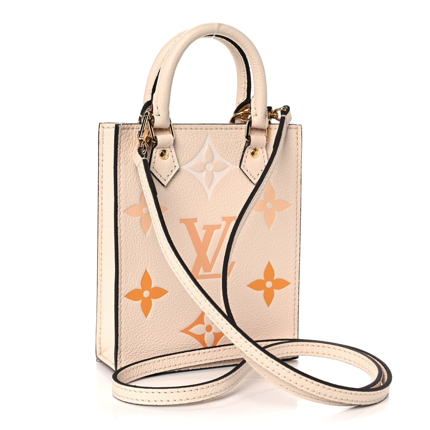 Louis Vuitton Empreinte Monogram Giant By The Pool Petit Sac Plat Cream Saffron 3 of 11